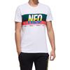 Adidas Neo T Shirts Men's White Crew Neck Moderate GK1523-