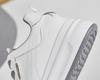 Women's 2021 Spring White Leather Platform Shoes – Height-Enhancing Casual Style