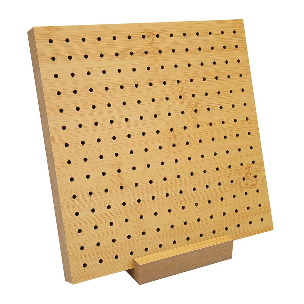 Virkblockbräda med 6 stift, 3 mm håldiameter, Tetragonum, trävirkblock för nybörjarmammor, S