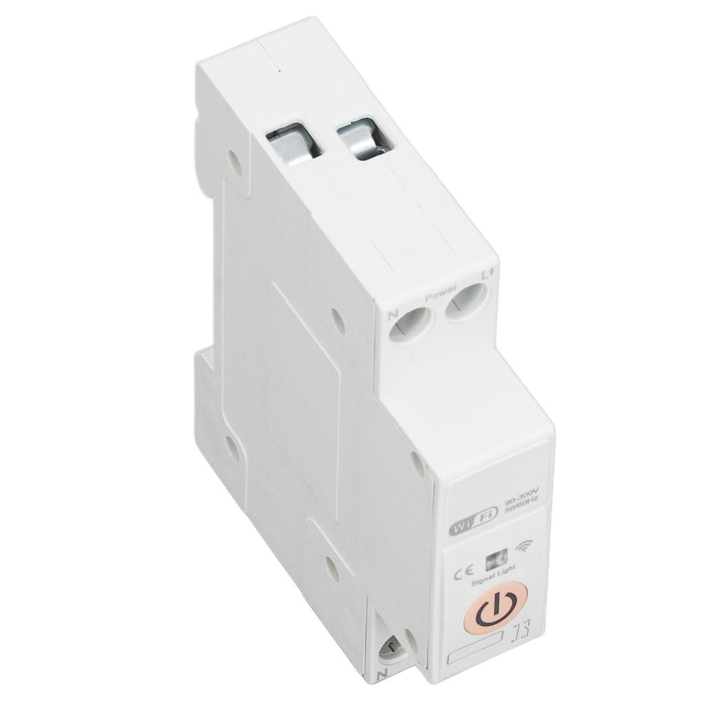 Din Rail Circuit Breaker Remote Control Smart WIFI Switch for Household Appliances AC 90‑300V 2P