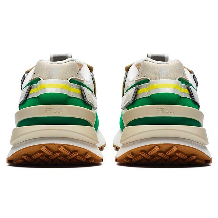 FILA Jogger 3 Retro Shock Absorbing Durable Breathable Low Top Casual Shoes Men sneaker White Green F12M232148FGJ