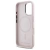 Karl Lagerfeld Klhmp16Sscmkmpcp Iphone   16 6.1 Różowy/Pink Hardcase Silicone Shadow Metal Initial Magsafe