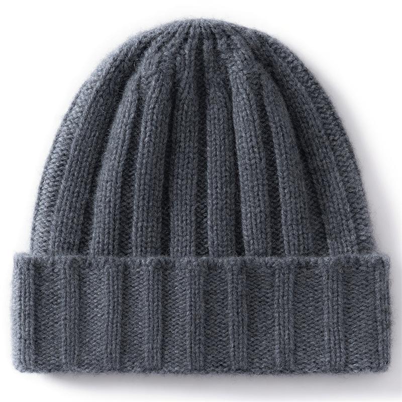 New Autumn and Winter Cashmere Thermal Hat Men's and Women's Children's Versatile Knitted Hat Outdoor Riding Hat Cold Hat Headgear