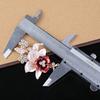 Shiny Rhinestones Flower Jewelry Women Girls Fashion Scarf Shawl Brooch Pin