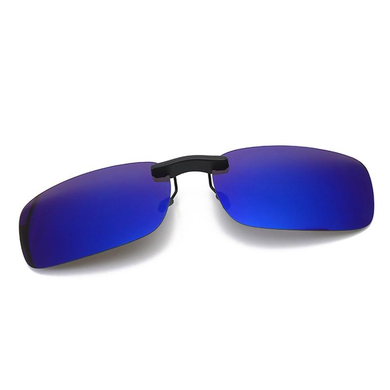 Lunettes de soleil polarisées unisexes, 1 pièce, Clip sur lunettes de conduite, Vision de jour, lentille UV400, Vision nocturne, Clip de lunettes de soleil d'équitation