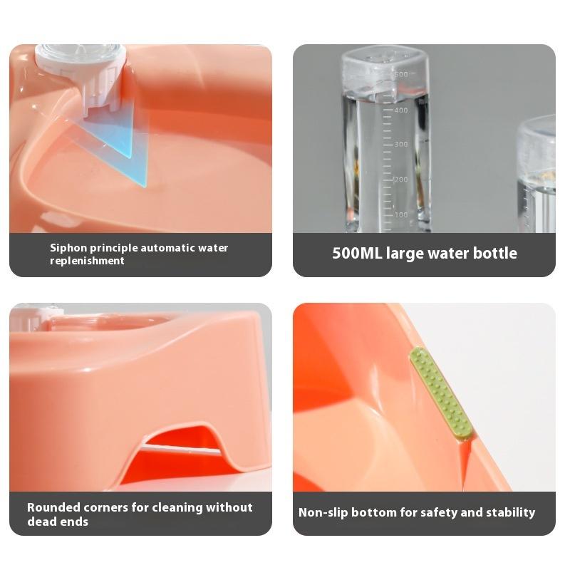 Pet Water Bottle Automatic Water Feeding For A Single Bowl Of Drinking Water Puppy Cat Drinking Bowl