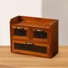 Makeup Organizer Cosmetic Display Case Jewelry Portable with Drawer for Bathroom