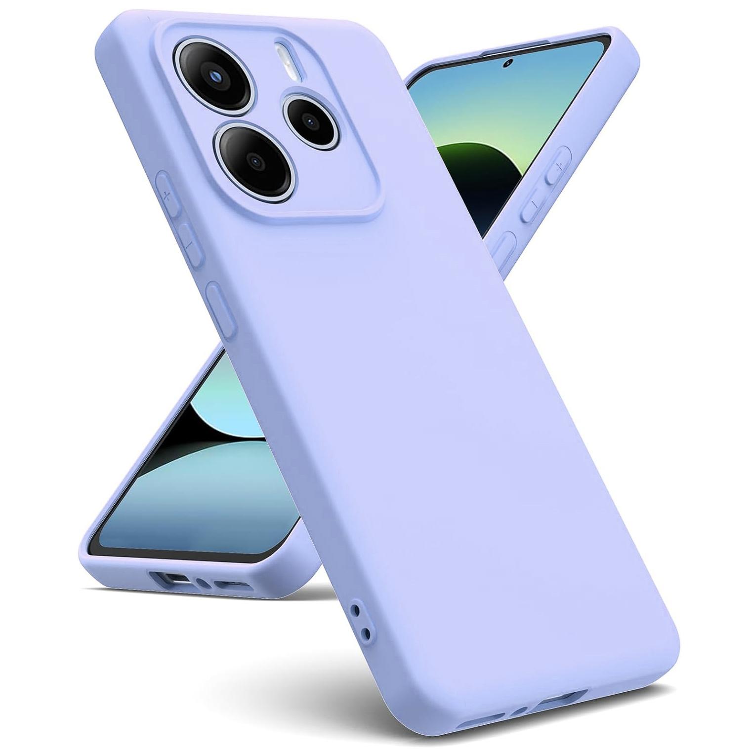 

Жидкий силиконовый чехол для RedMi Note 9 9s 10 10s 11 11s 12 12s 13 14 Pro 4G 5G Plus 9A 9C 10A 10C 12C 13 14C Global + мягкий чехол RedMi Note 11 4G фиолетовый