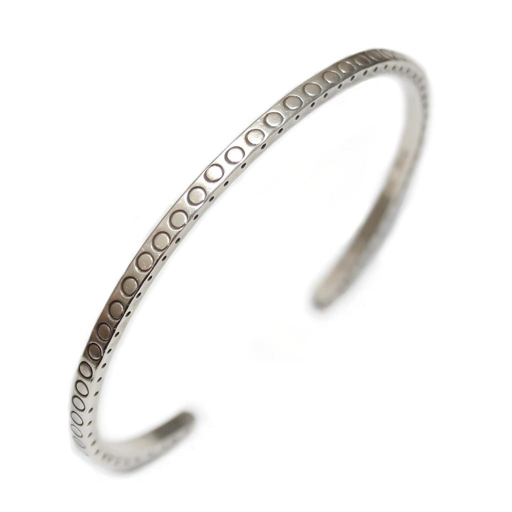 Karen Silver Bangle Bracelet Tribal Karen Silver Carmelo [Mizal]
