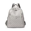 Schoolbag soft PU large-capacity bag women's 1011 spring new women's backpack is popular this year for casual women
