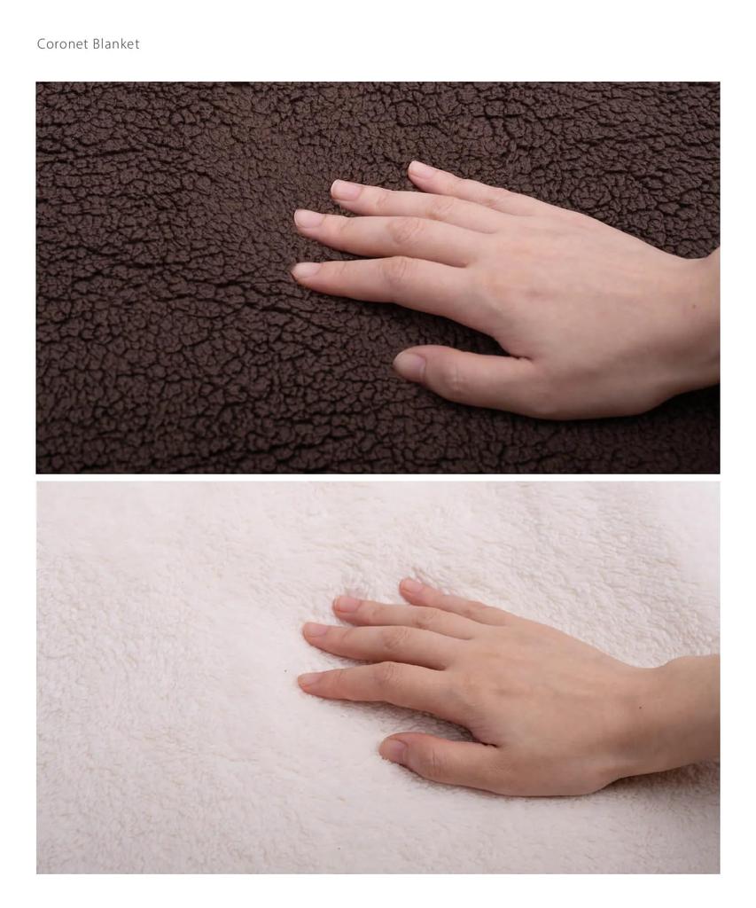 S'more Coronet Blanket, 2-Way, Flame-Retardant and Water-Repellent, for Outdoor Camping (Brown)