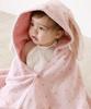 Afternoon Tea Living HY32 Rabbit Hooded Bath Towel, Pink