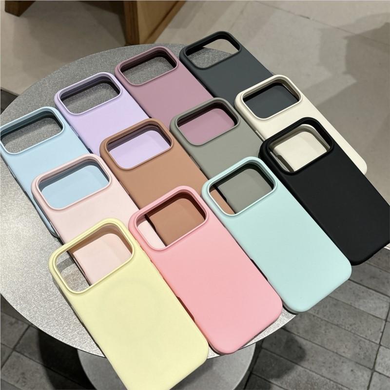 Original Liquid Silicone Case for Magsafe Case foriPhone 17 Air 16 15 14 13 12 11 Pro Max Plus 17promax Soft Magnetic Cover