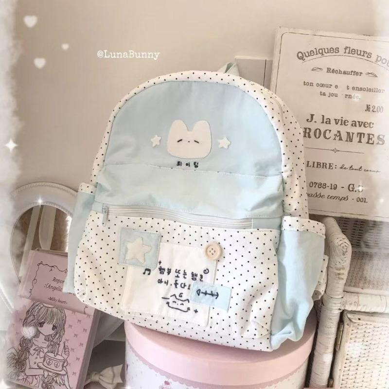 New design girl backpack floral high value student large capacity college student backpack commuter schoolbag