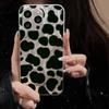 Leopard print laser is suitable for iPhone17promax Apple 16IMD feather yarn mobile phone case 14/13 large hole 15 anti-drop.