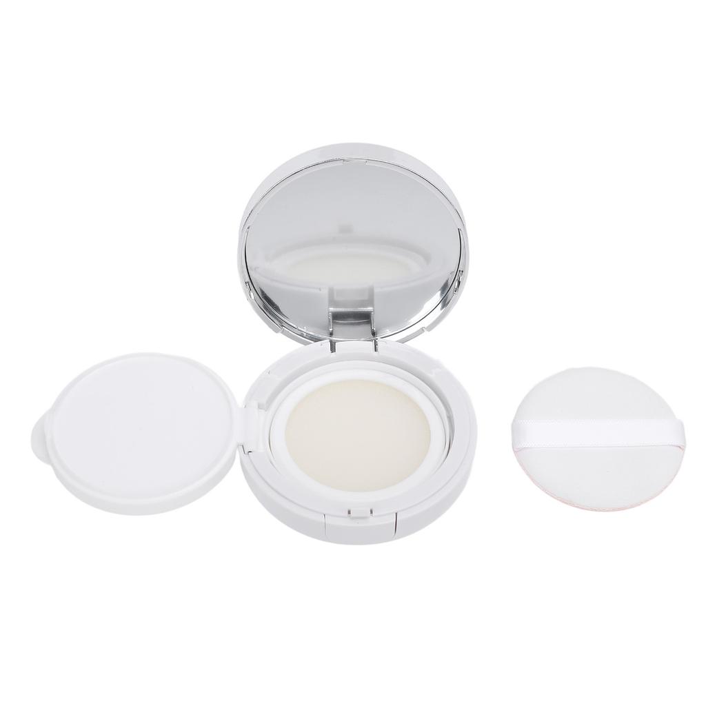 Empty Cushion Foundation Box with Mirror Puff Spoon Refillable Sealed Lid Make Up Powder Container Case for BB Cream Cosmetics