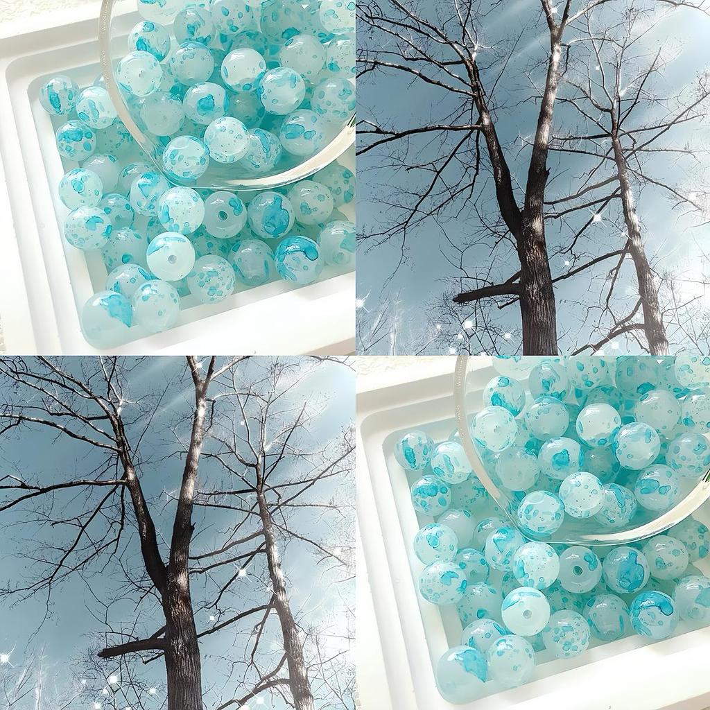 10mm Handmade Lampwork Loose Beads: Perfect for DIY Bracelets, Necklaces, and Accessories