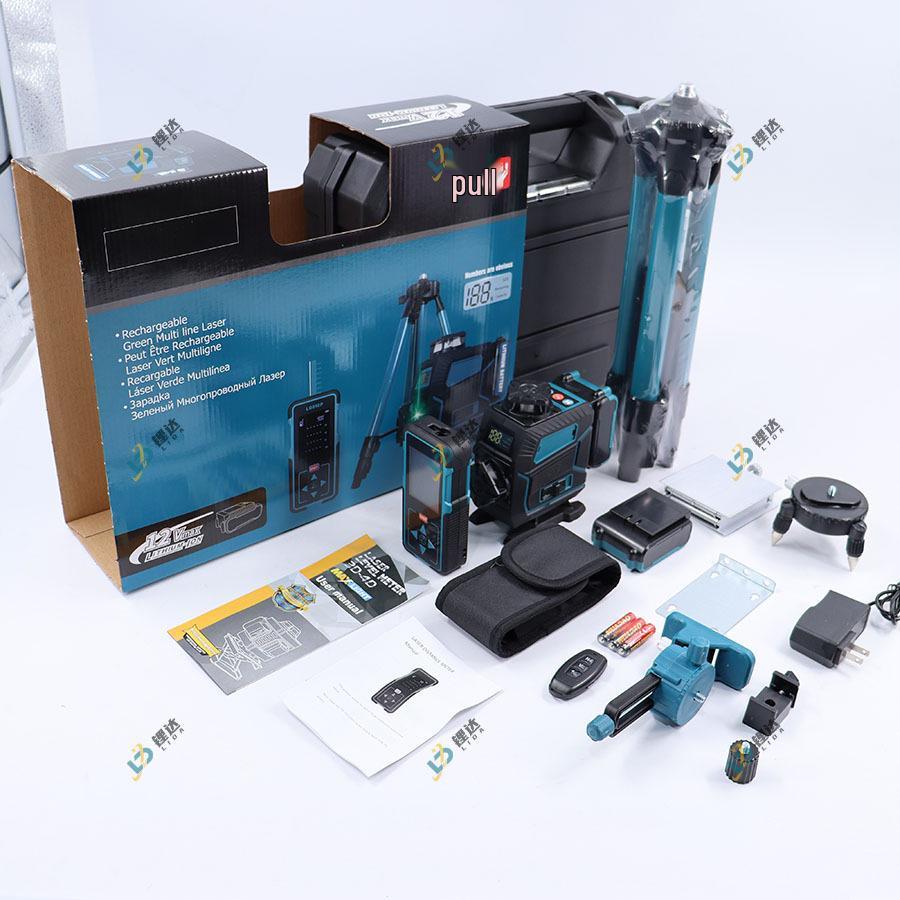 16-Line Automatic Self-Leveling 4D Wall & Floor Laser Level Rangefinder.