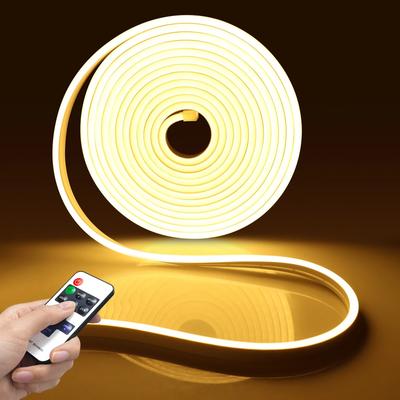 DC12V EU-Stecker Neon-LED-Streifen mit dimmbarer RF-Fernbedienung 1M/2M/3M/4M/5M Neon-LED-Band für die Hintergrundbeleuchtung der Küche