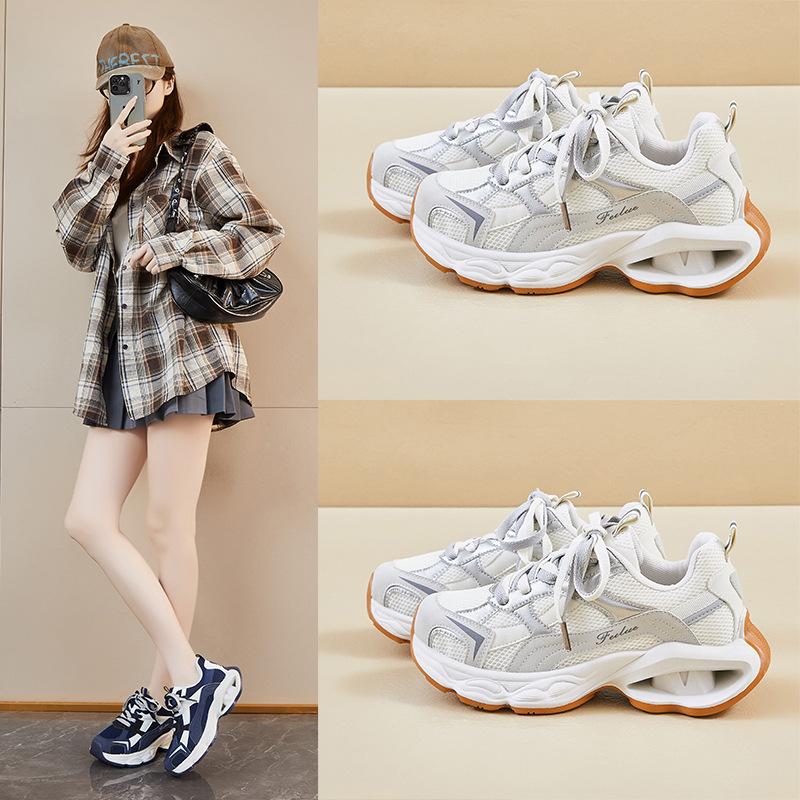 ins platform dad shoes women's spring new ins student versatile running shoes casual sports shoes