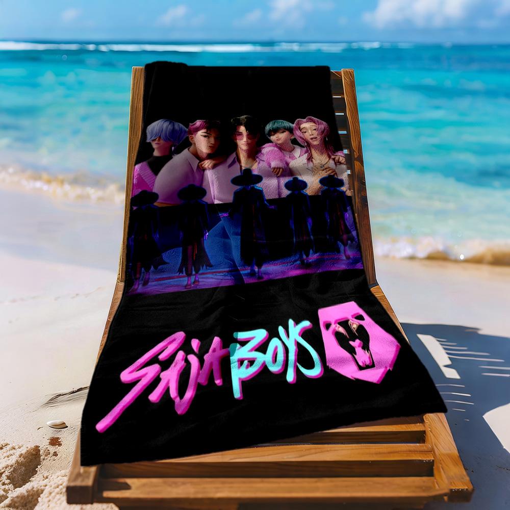 Saja Boys3 Beach Towel Soft Durable Quick-Dry Comfortable Lightweight