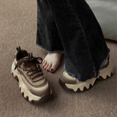Damenschuhe Freizeit-Sneaker Keilabsatz Plateau Vulkanisiert Damen Damenmarke Luxusschuhe Damen Designer Sneaker