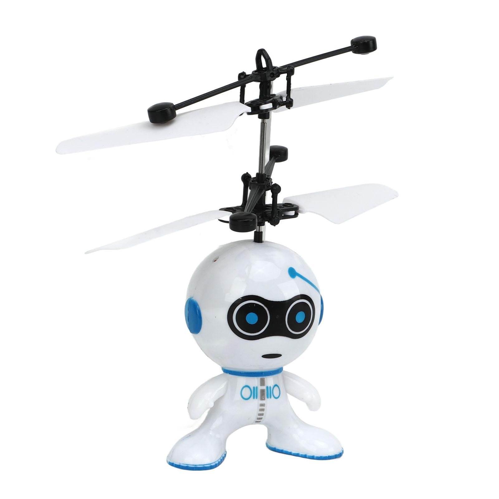 

Induction Helicopter USB Charging Drop Resistant Interactive Flying Toy Cartoon Suspension Aircraft for Kids