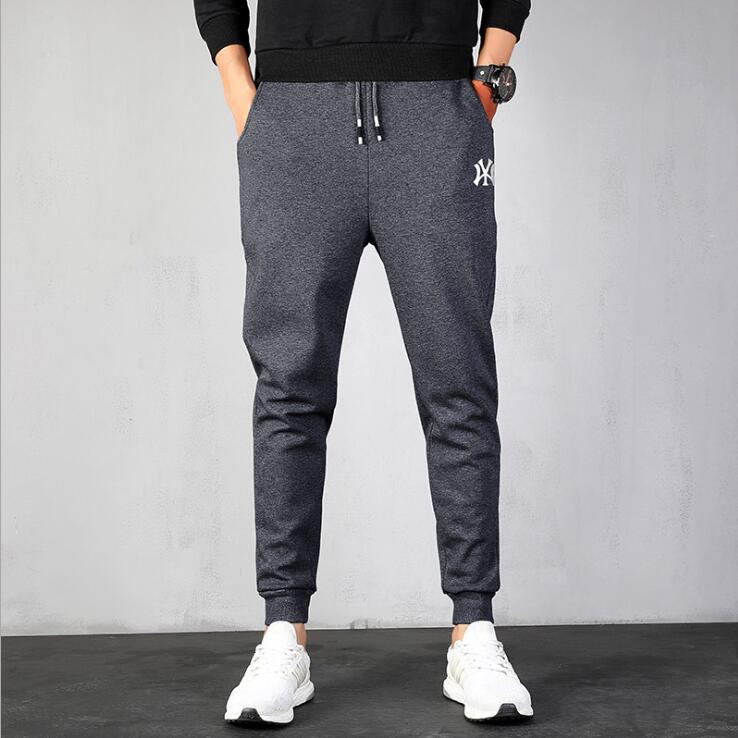 Mens Warm Sweatpants Cotton Thick Pants 