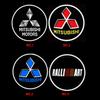 1Pair for Mitsubishi Ralliart ASX Lancer Cordia Pajero Outlander Galant Mirage Car Door Logo Welcome Light Shadow Lamp Projector HZ8