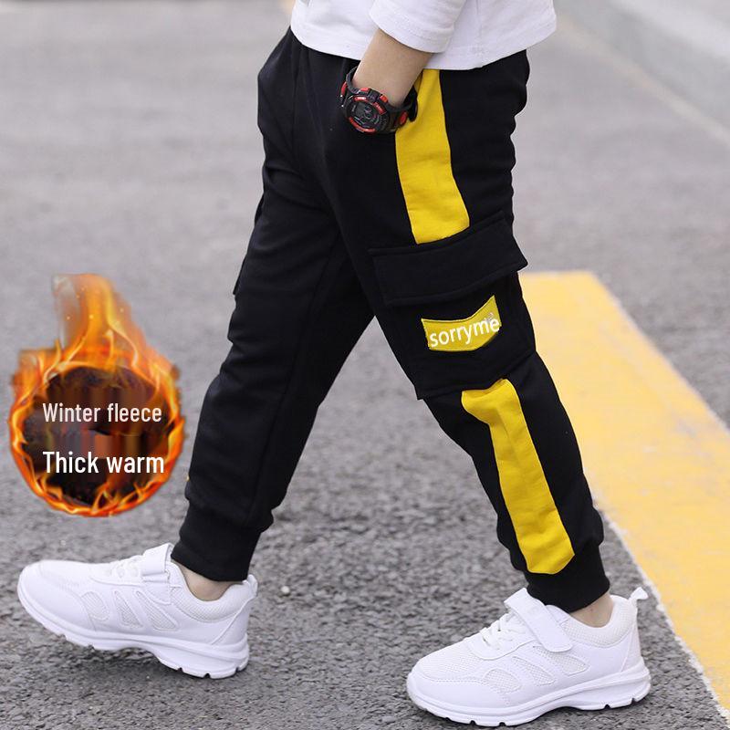 Jungen Cargo Hose: 2025 Frühling/Herbst Stil - Lässige lange Hosen für Kinder