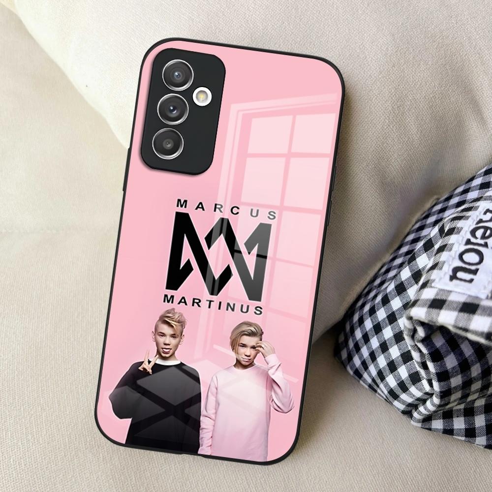 M-Marcus And Martinus Music Phone Case For Samsung S24 Ultra S23 S22 S20 Fe S21 Plus Galaxy A54 A34 A24 A53 Glass Cover