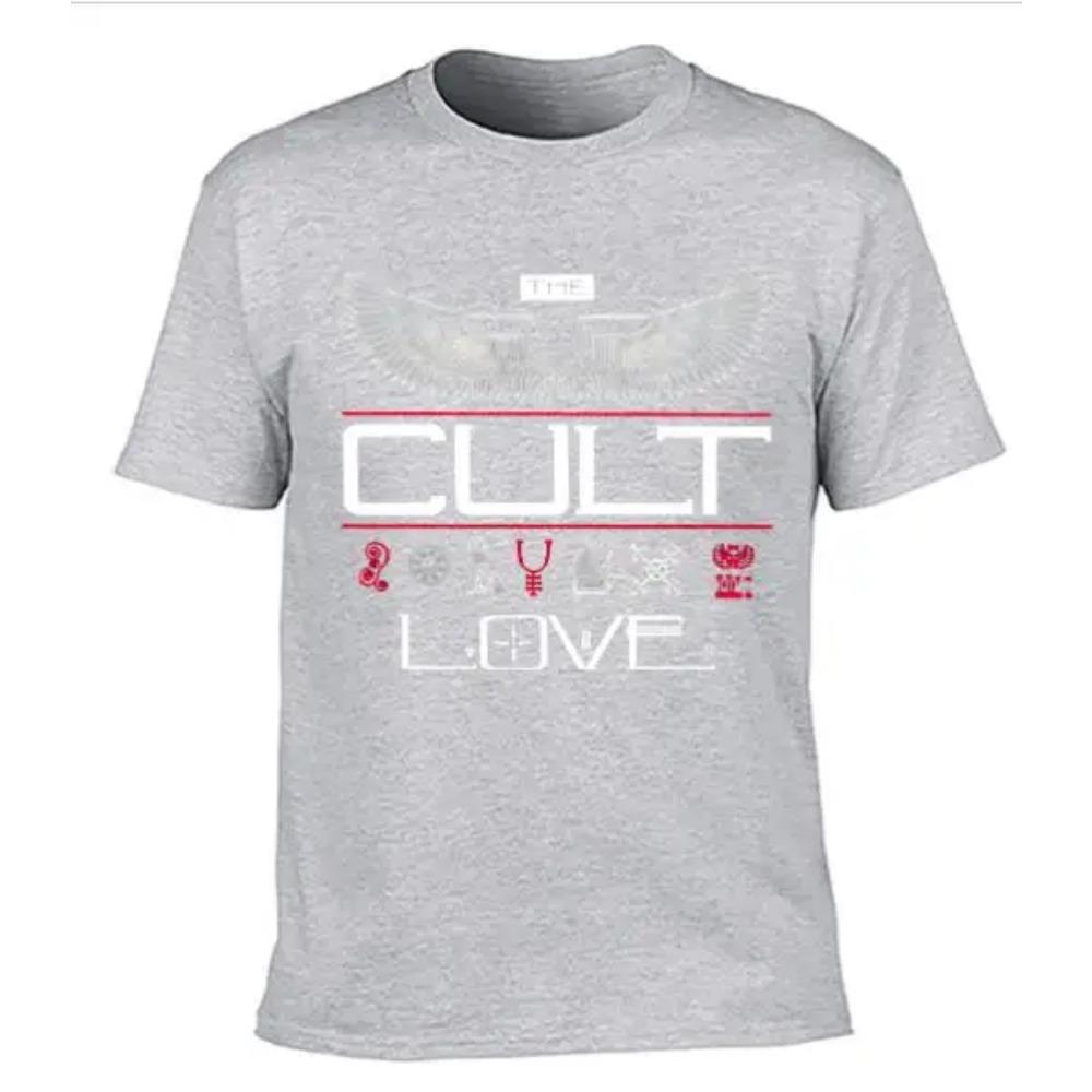 Cult Love T-Shirt Kombinieren Sie Spaß-Print-Shirt Herren- und Damen-Kurzarm-T-Shirts Harajuku