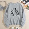 Women's Loose Crew Neck Long Sleeve Fashion Printing Casual Tops Women’s
