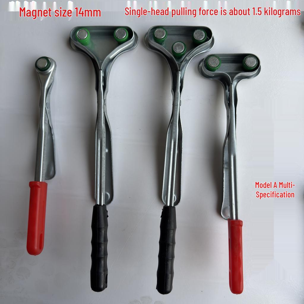 Magnetic Hand Punch Pliers with Strong Neodymium Magnet Suction Cup Picker