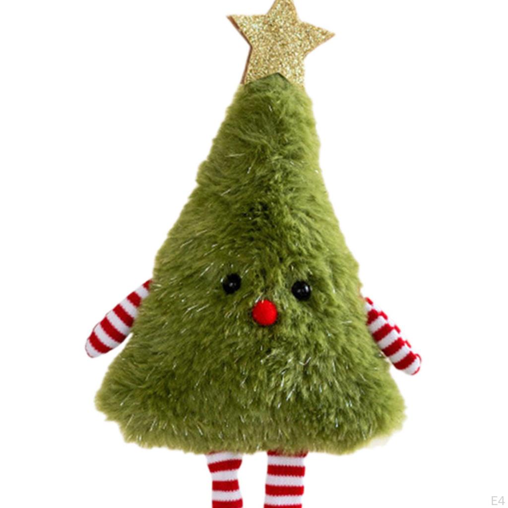 Christmas Tree Plush Pendant Decor, Collectible, Display Xmas Decoration, Hanging