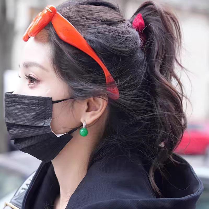 2024 Emerald Micro-Inlaid Earrings: Unique, Luxurious High-End Jewelry for Women