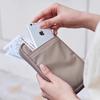 Creative Nylon Travel Passport Bag Business Fashion Men and Women Holding Document Wallet Mobile Phone Receipt Storage Bag