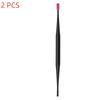 2pc Spiral Ear Spoon, Double Headed Rotating Ear Digging Spoon, EarPicking Tool, Double-Ended Earpick, Clean Ear Safety