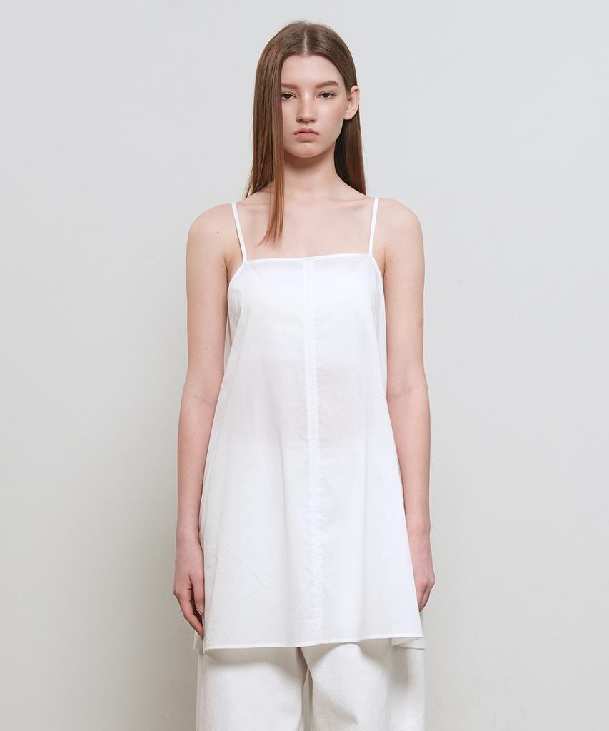 GENERALIDEA Cotton Sleeveless Dress [White] / Gf2Lop508