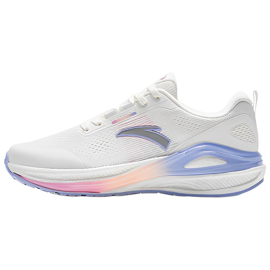 

Anta C100 Cushioned Slip Resistant Low Top Running Shoes Women s Papyrus White Silver 39