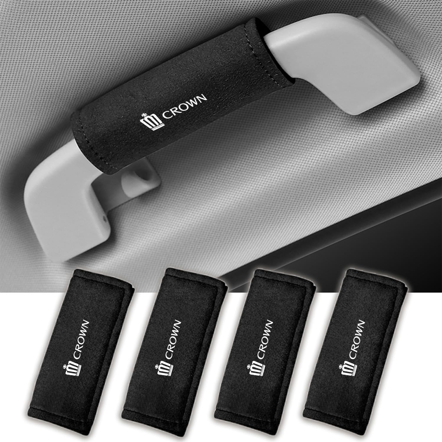 

Чехол на ручку-поручень InnoWave, Набор из 4 штук, Совместим с CROWN Crown, Совместимая автомобильная ручка чёрный