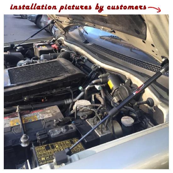 for Mitsubishi Pajero Sport 1st K80/K90/PA/PA II 1996-2008 Front Bonnet Hood Damper Gas Struts Lift Support Shock Absorber