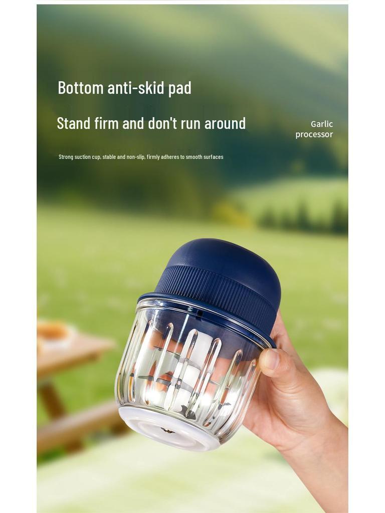 Wireless Mini Electric Garlic Masher with Type-C Charging