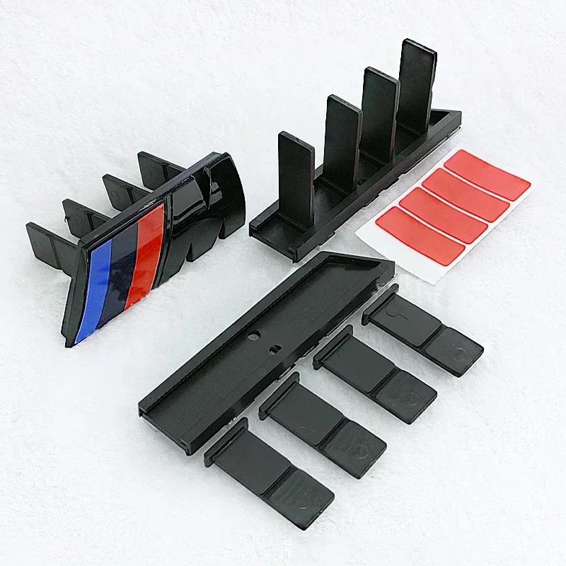 3D Car Front Grille Badge Emblem Sticker For BMW M Logo X1 X2 X3 X4 X5 X6 F48 G01 E84 E83 F39 F10 F30 G11 G07 G86 G80 G60 E60 wdpf67
