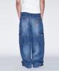 Peulomaleul Wide Fatigue Denim Pants / Blue