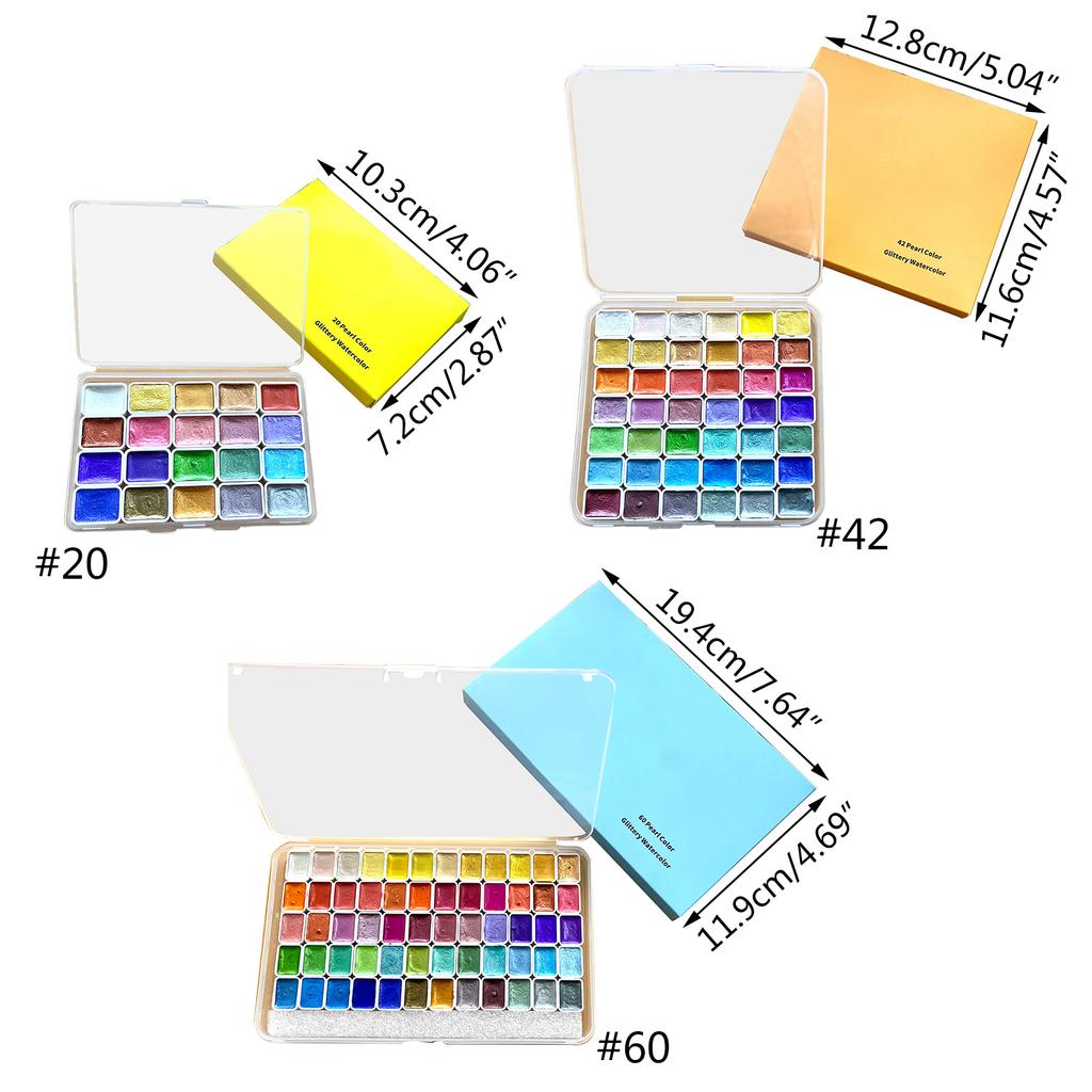 Professional Watercolor Paints Artist Art Set for Beginner Art Painting Nail Art