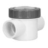 PVC Check Valve Swimming Pool Transparent NonReturn Valve Replacement Accessories(V501A )