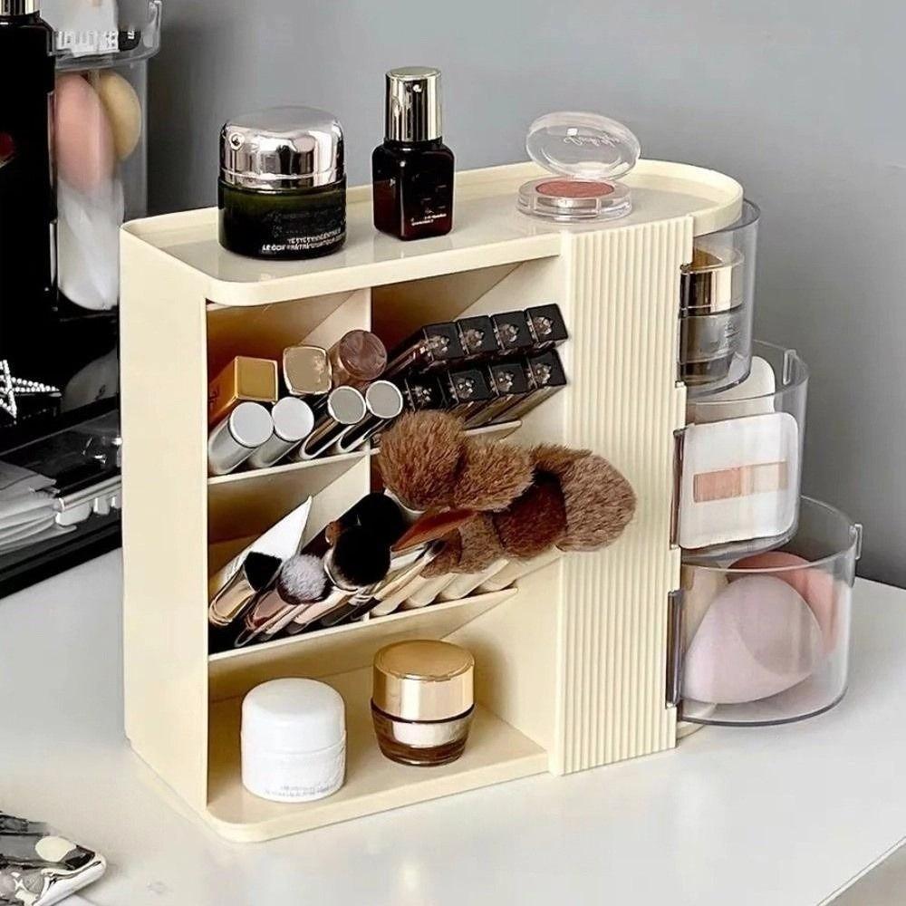Large Capacity Stationery Storage Box Multi-Layer Skincare Storage Rack  for Tabletop
