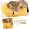 Super Soft Four-season Pet Pillow, Arched Design for Neck Support, Suitable for Small Cats and Dogs of Different Body Types.