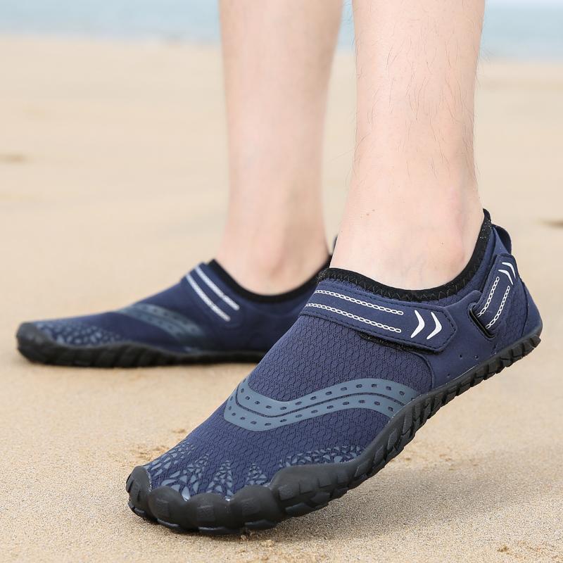 Männer/Frauen Outdoor Fünf-Finger-Schwimmschuhe Watschuhe Gummi Weiche Unterseite Wassersport Strandschuhe